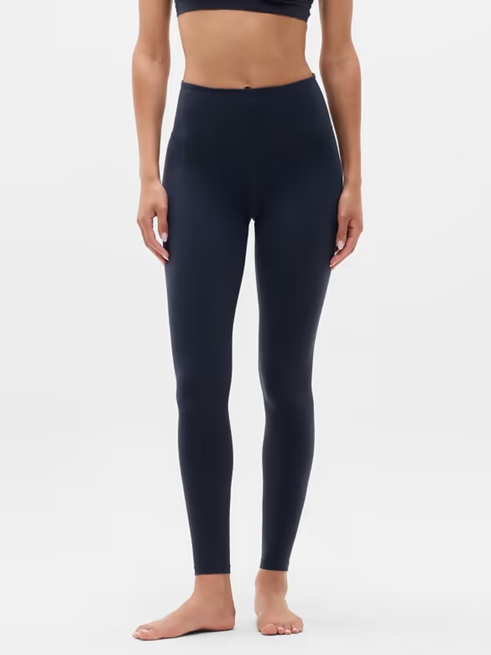 Athleta Elation Ultra High Rise Leggings - Navy Blue Size Medium Tall